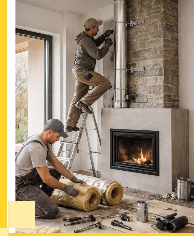 Монтаж дымоходов для каминов в Снежинске от 15588 р. ЭриданСнж