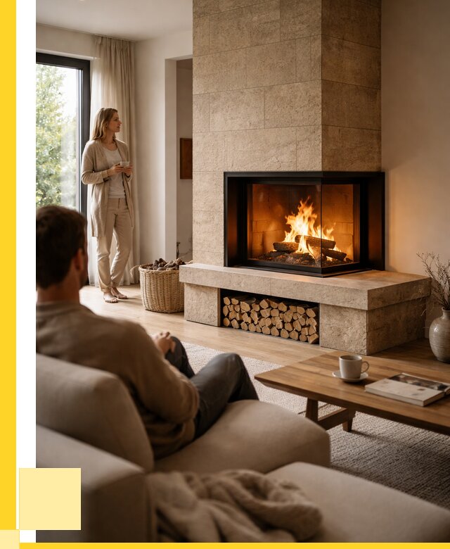 Угловые камины из кирпича установка в Снежинске от 155880 р. ЭриданСнж