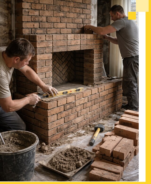 Изготовление и установка кирпичных каминов в Снежинске