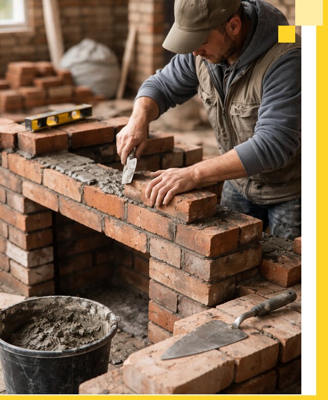 Кладка каминов под ключ в Снежинске профессиональная отделка и монтаж