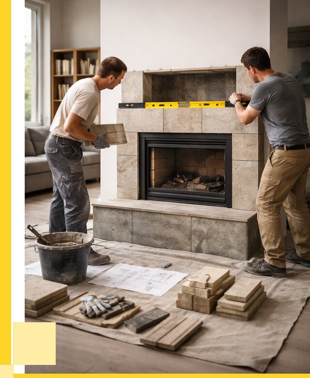 Монтаж каминов и установка в Снежинске от 46764 р. | ЭриданСнж