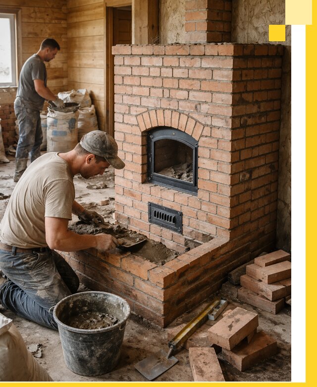 Профессиональное строительство печей в Снежинске под ключ