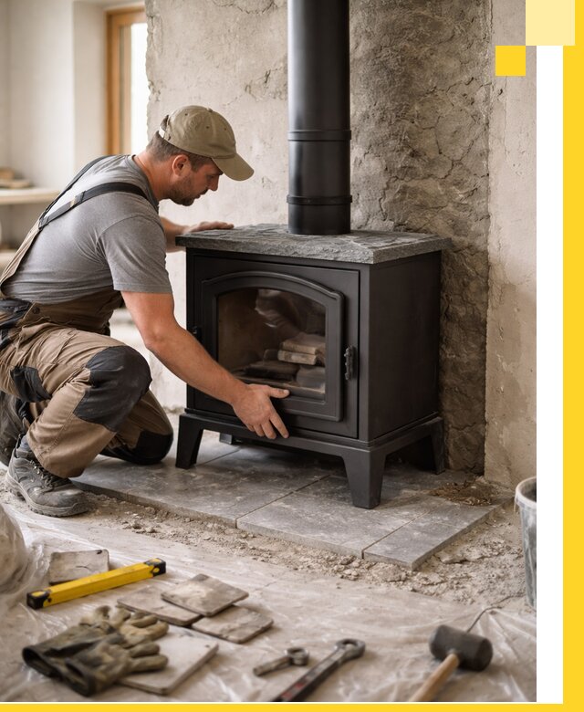 Профессиональный монтаж печей и каминов в Снежинске под ключ