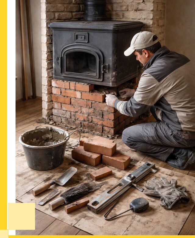 Ремонт печей в Снежинске от 12470 р., услуги печника ЭриданСнж