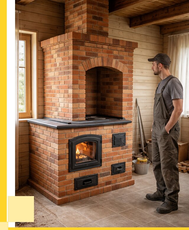 Кирпичные печи в Снежинске: купить от 155880 р. | ЭриданСнж