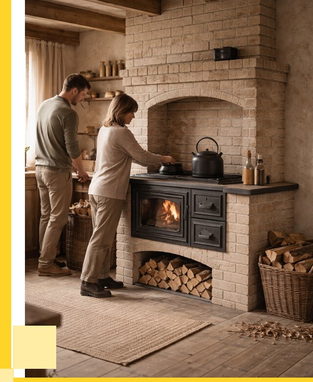 Печи с плитой в Снежинске от 46764 р. | ЭриданСнж — кирпичная печь