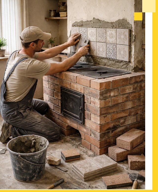 Печи с плитой на заказ монтаж гарантия и сервис в Снежинске