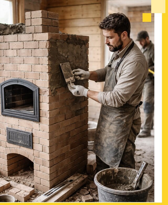 Изготовление и установка печей-шведок под ключ в Снежинске