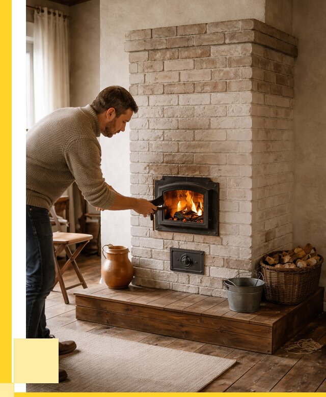 Печь голландка из кирпича в Снежинске от 88332 р. | ЭриданСнж