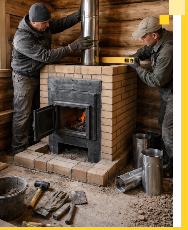 Проектирование, изготовление и установка банных печей в Снежинске