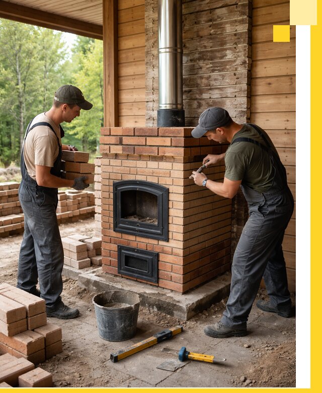 Производство и установка дачных печей под ключ в Снежинске