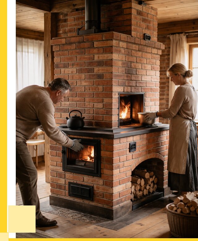 Печи для загородного дома под ключ в Снежинске от 83136 р. | ЭриданСнж