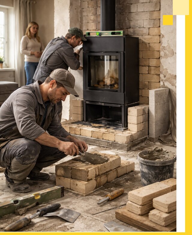 Печи и камины под ключ: проект, установка в Снежинске