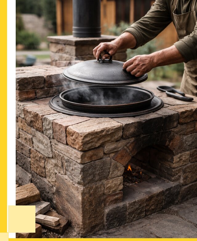 Печи для казана в Снежинске по цене от 18706 р. | ЭриданСнж