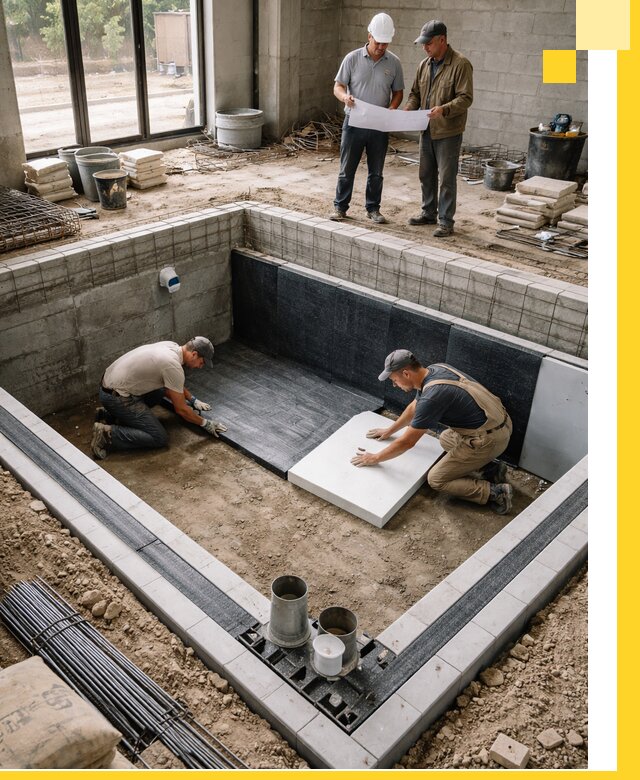 Проекты частных и общественных бассейнов под ключ в Снежинске