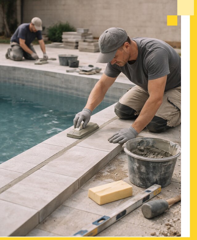 Отделка бассейнов в Снежинске: декоративная отделка и гидроизоляция