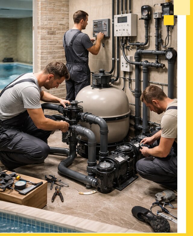 Комплексное оборудование для бассейнов под ключ в Снежинске