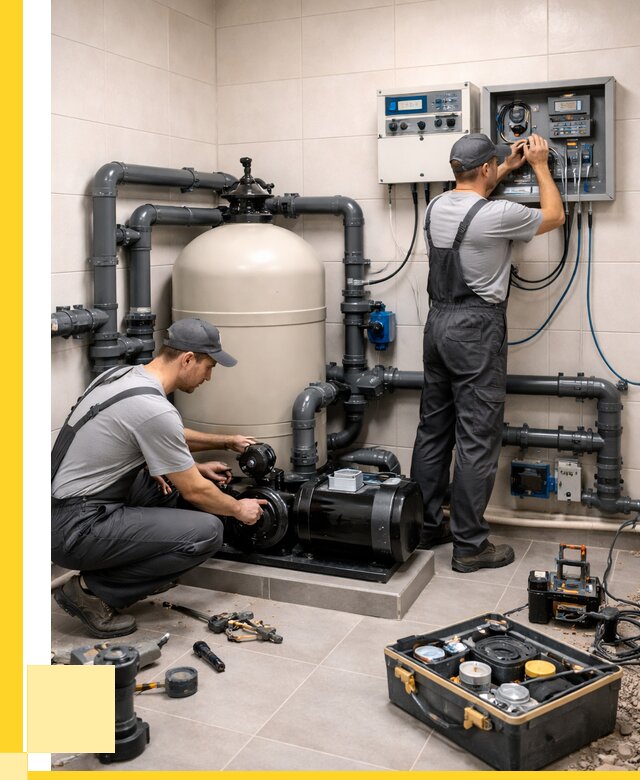 Монтаж оборудования для бассейнов в Снежинске от 41568 р. | ЭриданСнж