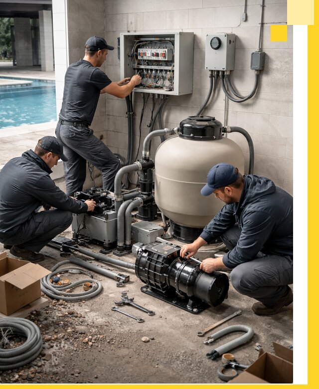 Профессиональный монтаж оборудования для бассейнов в Снежинске