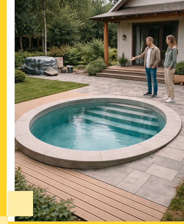 Бассейн на даче под ключ в Снежинске от 207840 р., ЭриданСнж