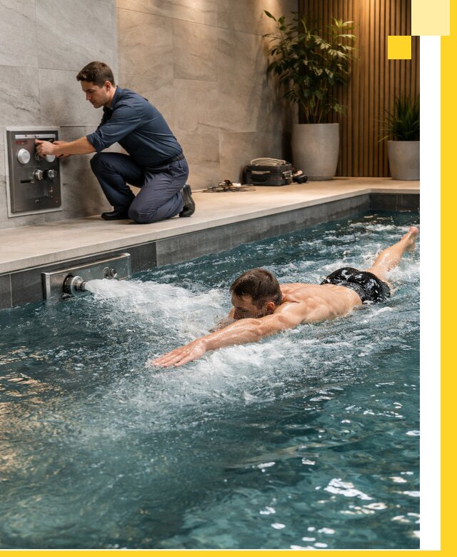 Проектирование и монтаж бассейнов с противотоком в Снежинске