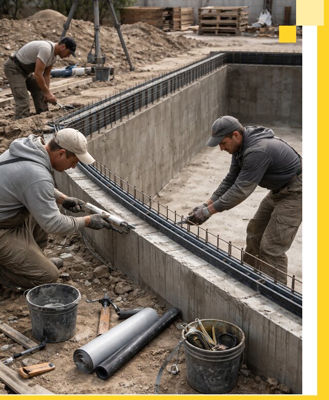 Качественный монтаж чаши бассейна в Снежинске под ключ с гарантией