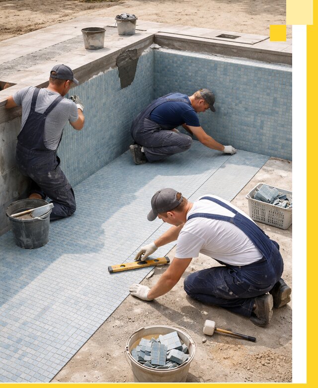 Укладка и установка плитки для бассейнов под ключ в Снежинске