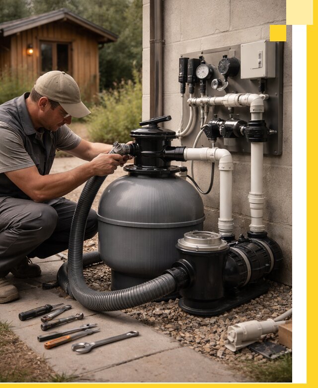 Продажа и монтаж фильтров и насосов для бассейнов в Снежинске