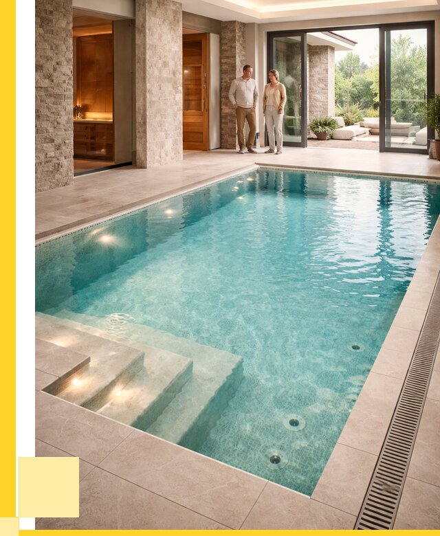 Бассейн во дворе в Снежинске: проект, отделка от 1247040 р. | ЭриданСнж