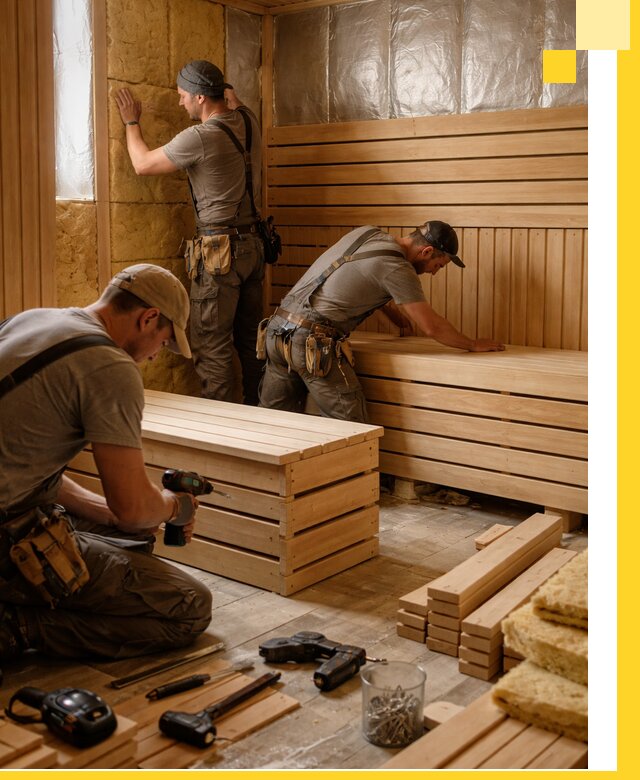 Профессиональное строительство саун под ключ в Снежинске