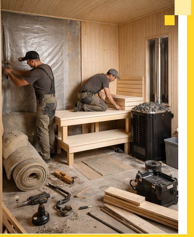 Проекты саун под ключ в Снежинске дизайн и строительство