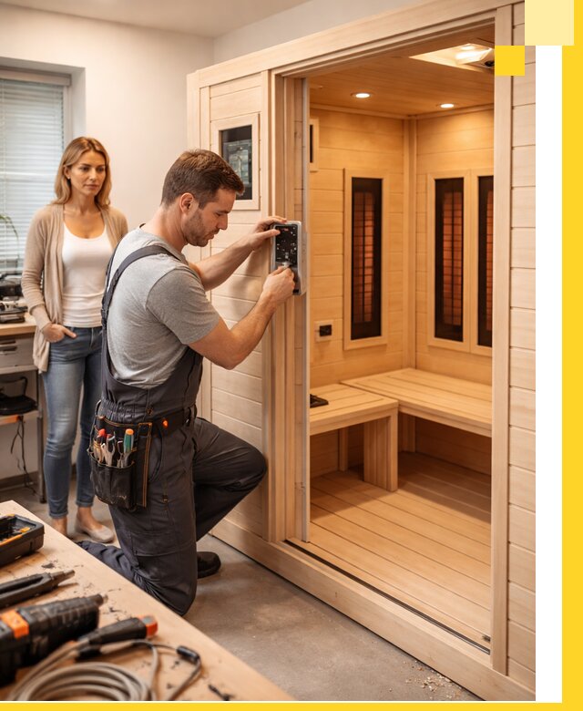 Инфракрасные сауны под ключ в Снежинске продажа и установка