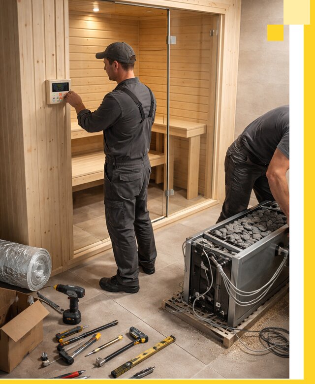 Поставка, установка и монтаж электрических саун в Снежинске