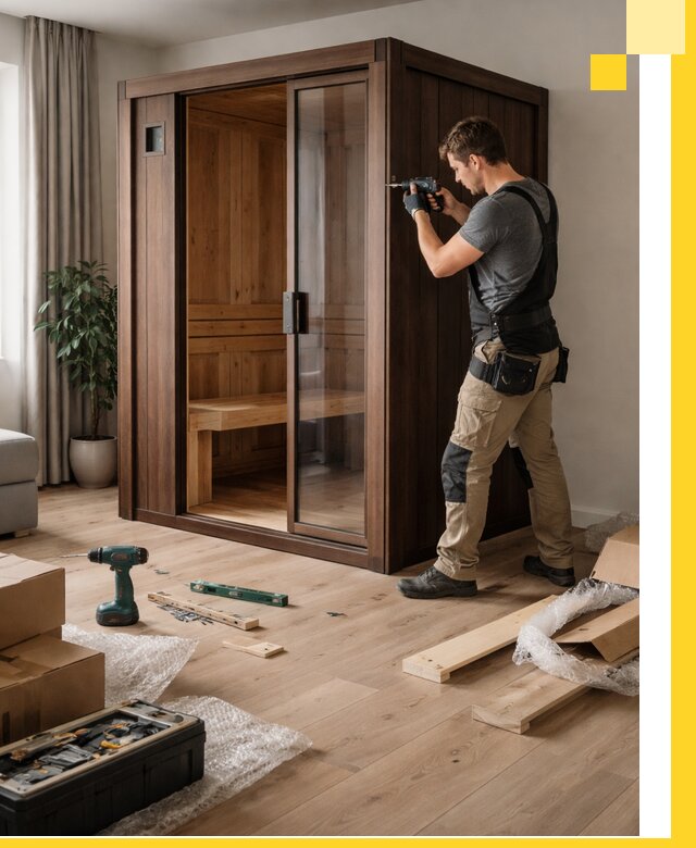 Установка и производство мини саун под ключ в Снежинске