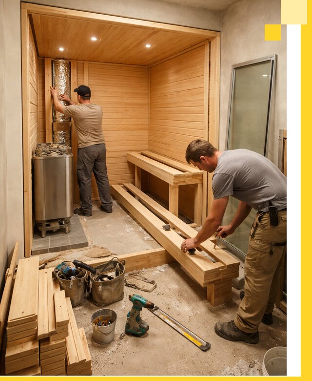 Проектирование и установка домашних саун под ключ в Снежинске