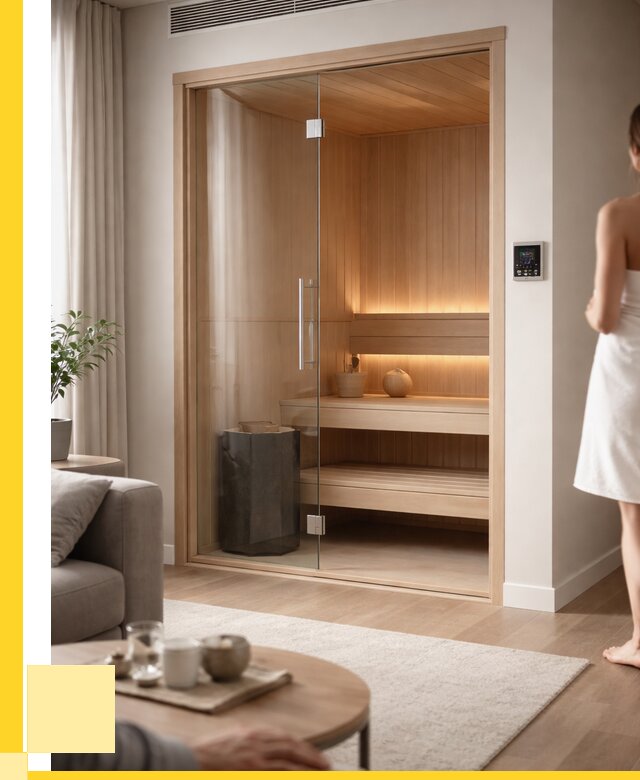 Сауна в квартире под ключ в Снежинске от 124704 р. ЭриданСнж