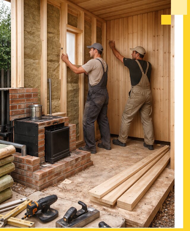 Строительство и установка дачных саун под ключ в Снежинске