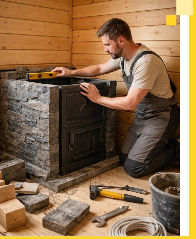 Производство и установка печей для саун под ключ в Снежинске