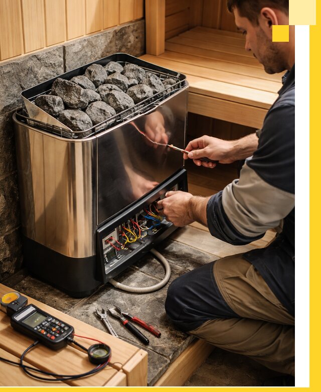 Продажа и установка электрокаменок для саун в Снежинске