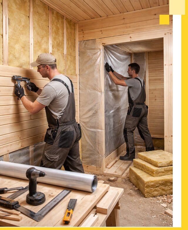 Бани под ключ в Снежинске с проектом и полным монтажом