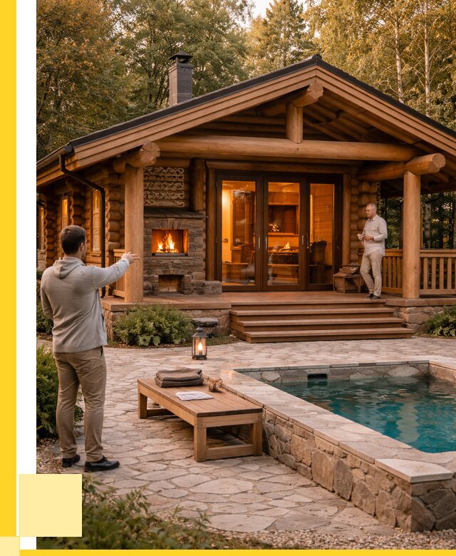 Проекты бань и хамам в Снежинске от 25980 р. | ЭриданСнж