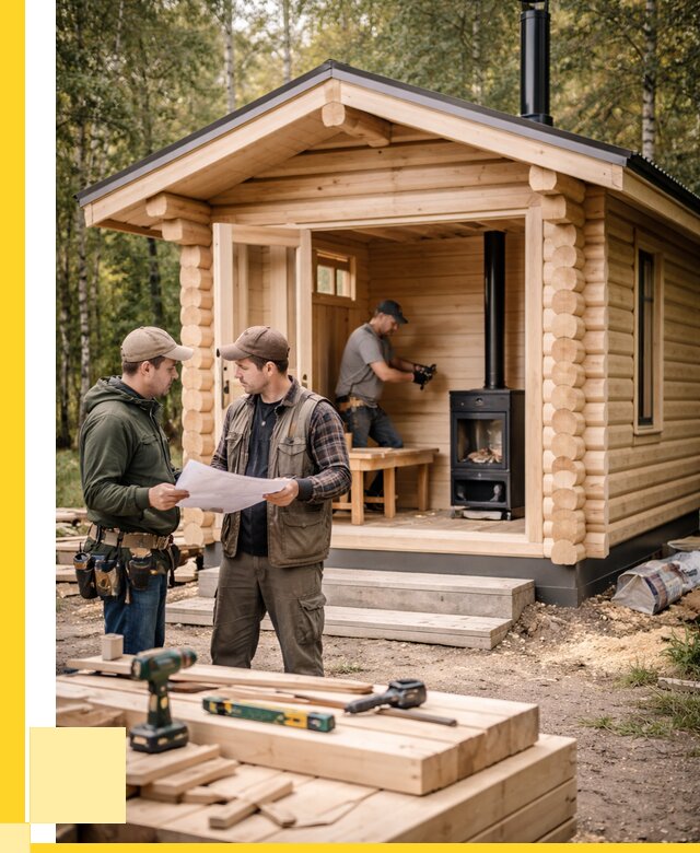 Монтаж бань под ключ в Снежинске — от 207840 р. | ЭриданСнж