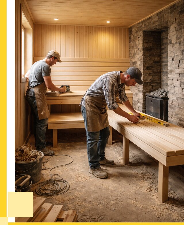 Отделка бани в Снежинске: внутренняя отделка от 3118 р. | ЭриданСнж