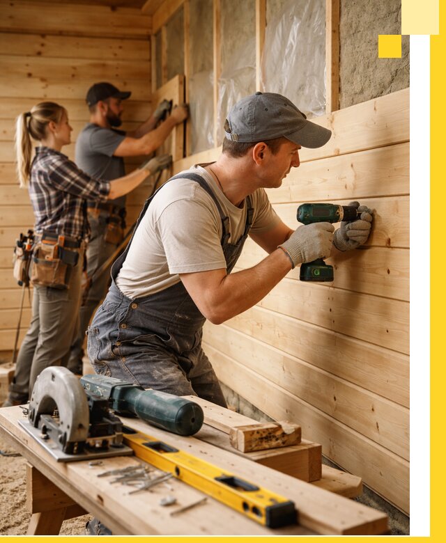 Обшивка бань под ключ в Снежинске: отделка стен и потолков