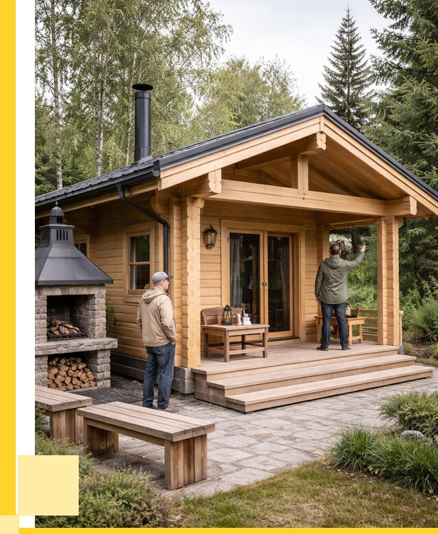 Деревянные бани под ключ в Снежинске от 467640 р. | ЭриданСнж