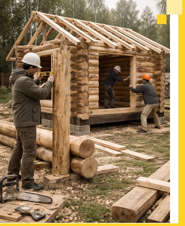 Строительство бань для дачи под ключ в Снежинске с доставкой и монтажом