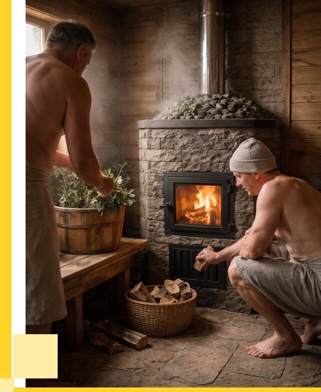 Банные печи под ключ в Снежинске от 46764 р. | ЭриданСнж кирпичная