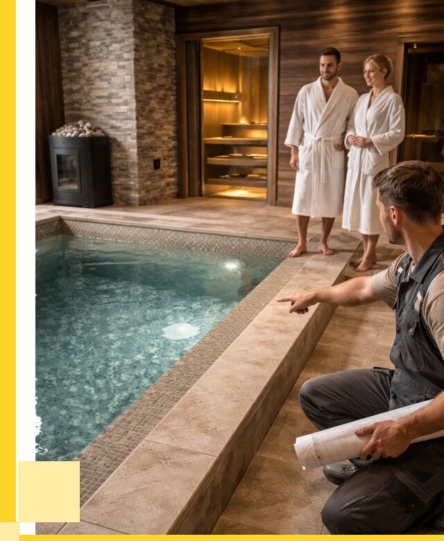 Проект бани с бассейном под ключ в Снежинске от 67548 р. | ЭриданСнж