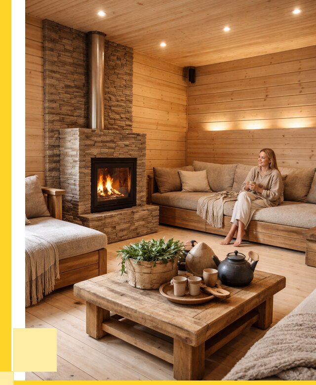 Проект бани с комнатой отдыха в Снежинске от 36372 р. | ЭриданСнж