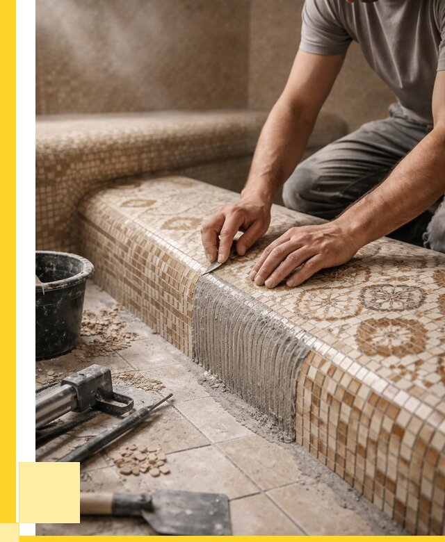 Плитка для хамама под ключ в Снежинске от 3637 р. | ЭриданСнж